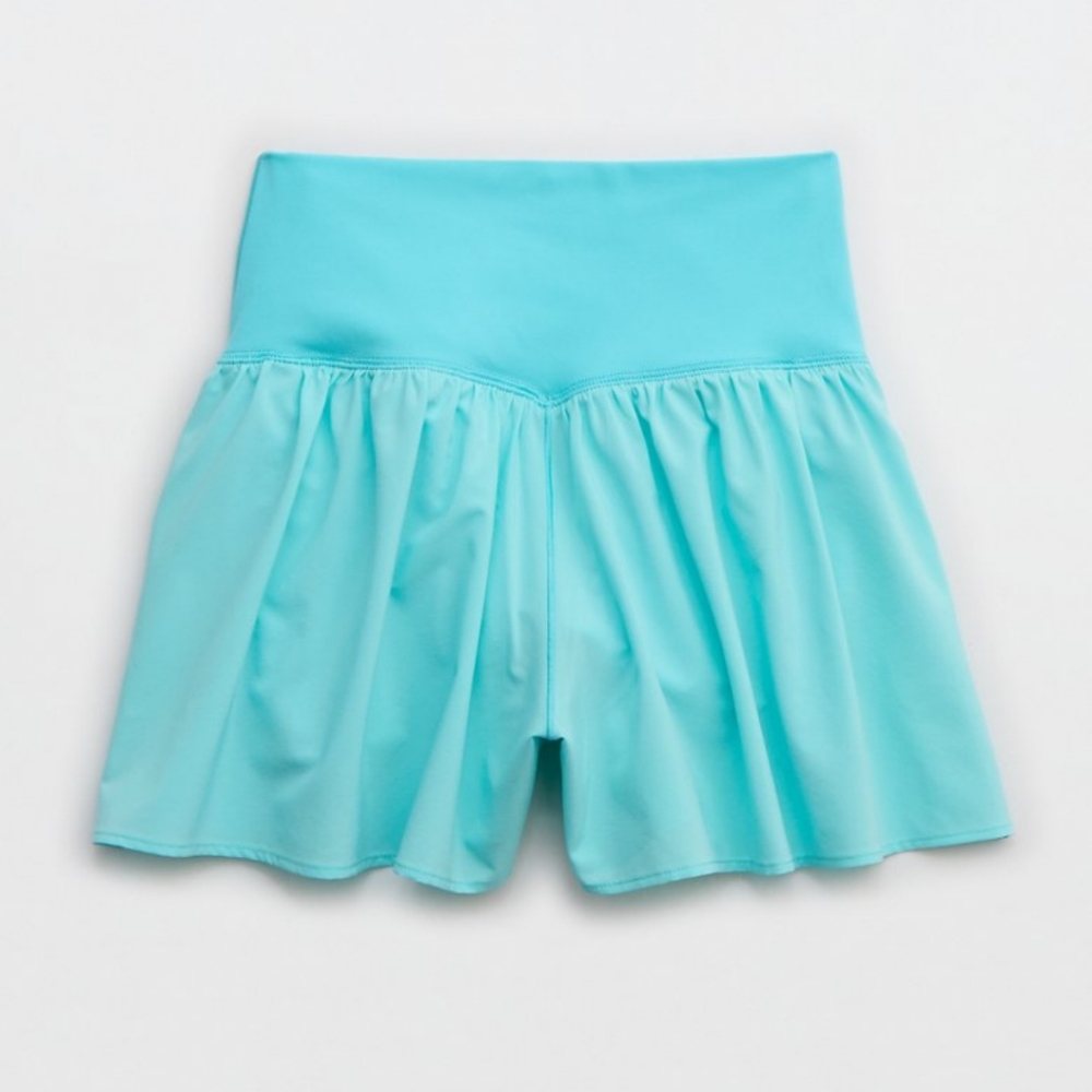 XS,S: Aerie Crossover Flowy Stretch Shorts - Picture 7 of 7